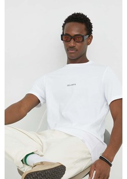 Les Deux t-shirt bawełniany kolor biały z nadrukiem ze sklepu ANSWEAR.com w kategorii T-shirty męskie - zdjęcie 150850878