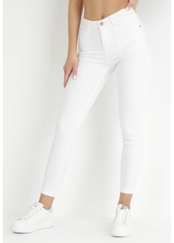 Białe Jeansy Skinny z Regularnym Stanem Ingas ze sklepu Born2be Odzież w kategorii Jeansy damskie - zdjęcie 150857845