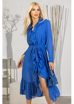 Sukienka MERIELA BLUE ze sklepu Ivet Shop w kategorii Sukienki - zdjęcie 150862985