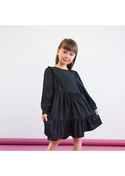Sinsay - Sukienka z marszczeniami - Czarny ze sklepu Sinsay w kategorii Sukienki dziewczęce - zdjęcie 150868829