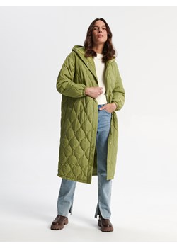Sinsay - Płaszcz oversize - Zielony ze sklepu Sinsay w kategorii Płaszcze damskie - zdjęcie 150870308