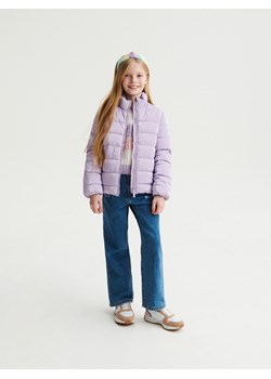 Reserved - Pikowana kurtka z połyskiem - lawendowy ze sklepu Reserved w kategorii Kurtki dziewczęce - zdjęcie 150874546