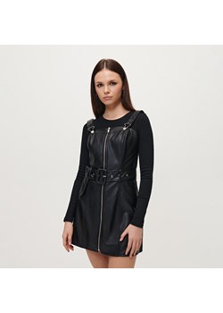 Czarna sukienka mini z imitacji skóry - Czarny ze sklepu House w kategorii Sukienki - zdjęcie 150899289