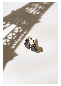 Złoty pierścionek "Amour de Panthères" z diamentami ze sklepu Limango Polska w kategorii Pierścionki - zdjęcie 150900739