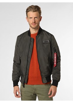 Alpha Industries Kurtka męska Mężczyźni Sztuczne włókno czarny jednolity ze sklepu vangraaf w kategorii Kurtki męskie - zdjęcie 150906267