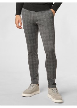 Cinque Spodnie Mężczyźni Sztuczne włókno szary w kratkę ze sklepu vangraaf w kategorii Spodnie męskie - zdjęcie 150906287