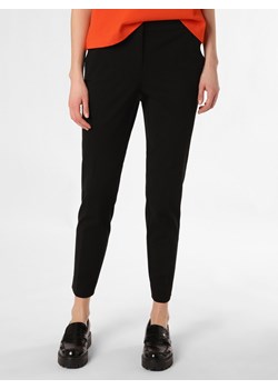comma Spodnie Kobiety Sztuczne włókno czarny jednolity ze sklepu vangraaf w kategorii Spodnie damskie - zdjęcie 150906468