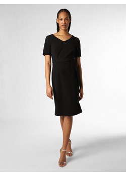 comma Sukienka damska Kobiety Sztuczne włókno czarny jednolity ze sklepu vangraaf w kategorii Sukienki - zdjęcie 150906469