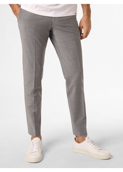 Pierre Cardin Męskie spodnie od garnituru modułowego Mężczyźni Regular Fit szary marmurkowy ze sklepu vangraaf w kategorii Spodnie męskie - zdjęcie 150906589
