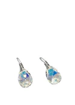 Kolczyki srebrne Swarovski MIGDAŁ 22mm  - TYMOTEO LOVE CRISTAL AB ze sklepu Tymoteo.pl - sklep obuwniczy w kategorii Kolczyki - zdjęcie 150909098