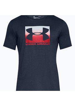 T-shirt treningowy męski Under Armour Boxed Sportstyle granatowy 1329581 ze sklepu sportano.pl w kategorii T-shirty męskie - zdjęcie 150925149