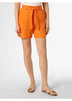 IPURI Damskie spodenki lniane Kobiety len pomarańczowy jednolity ze sklepu vangraaf w kategorii Szorty - zdjęcie 150954189