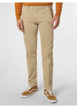 Marc O'Polo Spodnie Mężczyźni Bawełna beżowy wypukły wzór tkaniny ze sklepu vangraaf w kategorii Spodnie męskie - zdjęcie 150954206