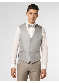 Wilvorst Męska kamizelka od garnituru modułowego Mężczyźni Regular Fit taupe wzorzysty ze sklepu vangraaf w kategorii Kamizelki męskie - zdjęcie 150954208