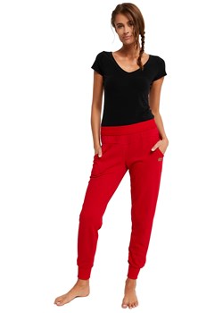Italian Fashion Todra dł.sp. Spodnie dres, czerwony ze sklepu kontri.pl w kategorii Bielizna ciążowa - zdjęcie 151019987
