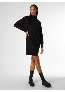 comma casual identity Damska sukienka dresowa Kobiety czarny jednolity ze sklepu vangraaf w kategorii Sukienki - zdjęcie 151026558