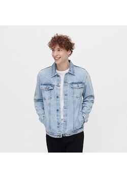 Jasna kurtka jeansowa z mocnym efektem sprania - Niebieski ze sklepu House w kategorii Kurtki męskie - zdjęcie 151034726