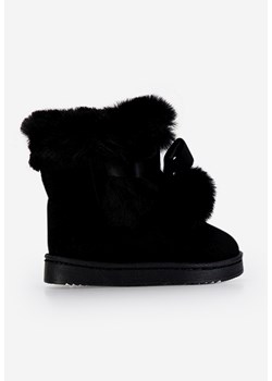 Czarne kozaki dziewczęce Paranasa B ze sklepu Zapatos w kategorii Buty zimowe dziecięce - zdjęcie 151050987