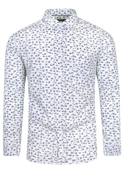 Koszula o Klasycznym Kroju - Motyw Kwiatowy - VICTORIO KSDWVCTO451CL ze sklepu JegoSzafa.pl w kategorii Koszule męskie - zdjęcie 151060377