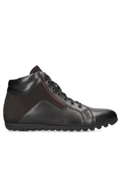 Brązowe, skórzane buty męskie Emilio w sportowym stylu, Konopka Shoes ze sklepu Konopka Shoes w kategorii Buty zimowe męskie - zdjęcie 151064937