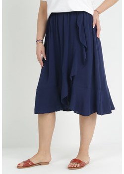 Granatowa Spódnica Kata ze sklepu Born2be Odzież w kategorii Spódnice - zdjęcie 151079438