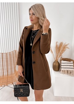 płaszcz portel brązowy m/38 ze sklepu UBRA w kategorii Płaszcze damskie - zdjęcie 151085045
