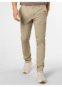 Tommy Hilfiger Spodnie  Mężczyźni Bawełna beżowy wzorzysty ze sklepu vangraaf w kategorii Spodnie męskie - zdjęcie 151106038