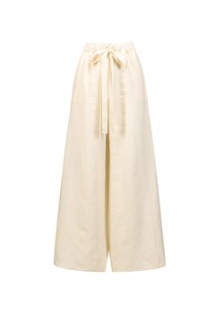 Spodnie lniane Kori ze sklepu S'portofino w kategorii Spodnie damskie - zdjęcie 151108795