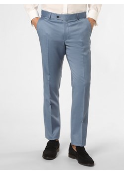 Wilvorst Męskie spodnie od garnituru modułowego Mężczyźni Slim Fit jasnoniebieski wypukły wzór tkaniny ze sklepu vangraaf w kategorii Spodnie męskie - zdjęcie 151111018