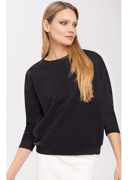 Bawełniana bluza damska w kolorze czarnym B-CORIA, Kolor czarny, Rozmiar S, Volcano ze sklepu Primodo w kategorii Bluzy damskie - zdjęcie 151114436