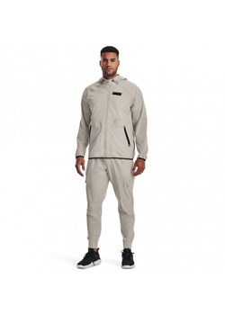 Męskie spodnie treningowe UNDER ARMOUR Project Rock Unstoppable Pants - kremowe ze sklepu Sportstylestory.com w kategorii Spodnie męskie - zdjęcie 151126007