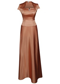 Sukienka FSU088 POMARAŃCZOWO-CEGLASTY ze sklepu fokus.pl w kategorii Sukienki - zdjęcie 151138769