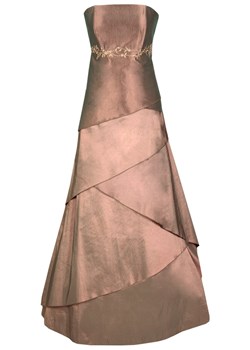 Sukienka FSU072 MIEDZIANO-ZIELONY ze sklepu fokus.pl w kategorii Sukienki - zdjęcie 151140257