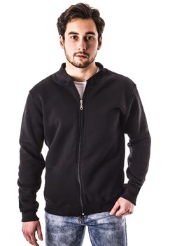Bluza męska bez kaptura rdi1935 - czarna ze sklepu Risardi w kategorii Bluzy męskie - zdjęcie 151141045
