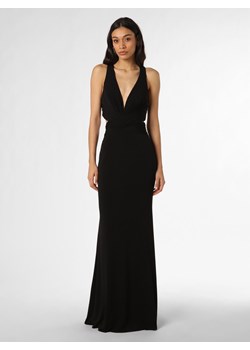 Unique Damska sukienka wieczorowa Kobiety Sztuczne włókno czarny jednolity ze sklepu vangraaf w kategorii Sukienki - zdjęcie 151147385
