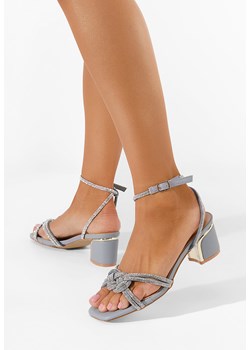Niebieski eleganckie sandały Oriana ze sklepu Zapatos w kategorii Sandały damskie - zdjęcie 151337095