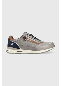 Mustang sneakersy kolor szary ze sklepu ANSWEAR.com w kategorii Buty sportowe męskie - zdjęcie 151340135