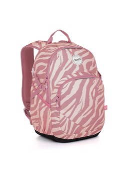 Plecak młodzieżowy różowa zebra Topgal YOKO 23023 ze sklepu Topgal w kategorii Plecaki dla dzieci - zdjęcie 151341666