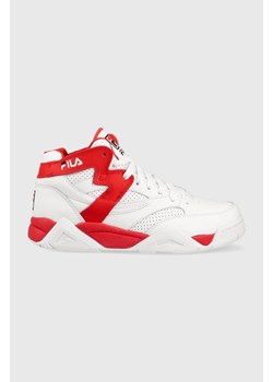 Fila sneakersy skórzane M-SQUAD kolor czerwony ze sklepu ANSWEAR.com w kategorii Buty sportowe męskie - zdjęcie 151809329