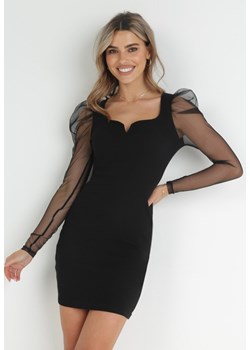 Czarna Sukienka Sertilia ze sklepu Born2be Odzież w kategorii Sukienki - zdjęcie 151811125