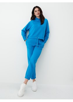Mohito - Niebieskie spodnie dresowe - Turkusowy ze sklepu Mohito w kategorii Spodnie damskie - zdjęcie 151921478