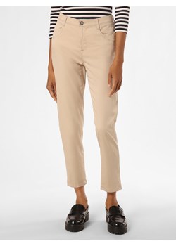 BRAX Spodnie Kobiety Bawełna piaskowy jednolity ze sklepu vangraaf w kategorii Spodnie damskie - zdjęcie 151933998
