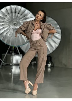 Spodnie Dizma Latte ze sklepu Lisa Mayo w kategorii Spodnie damskie - zdjęcie 151944159