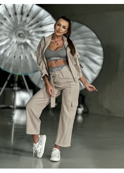 Spodnie Dizma Beżowe ze sklepu Lisa Mayo w kategorii Spodnie damskie - zdjęcie 151944165