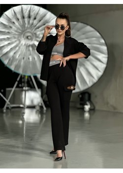 Spodnie Dasty Czarne ze sklepu Lisa Mayo w kategorii Spodnie damskie - zdjęcie 151944188