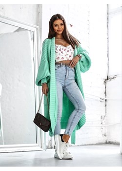 Sweter Sella Miętowy ze sklepu Lisa Mayo w kategorii Swetry damskie - zdjęcie 151944367