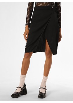 Calvin Klein Jeans Spódnica damska Kobiety wiskoza czarny jednolity ze sklepu vangraaf w kategorii Spódnice - zdjęcie 152035578