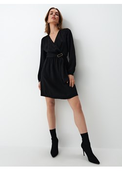 Mohito - Kopertowa sukienka mini - Czarny ze sklepu Mohito w kategorii Sukienki - zdjęcie 152147934