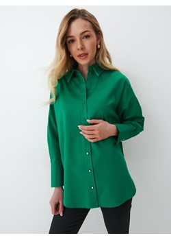 Mohito - Koszula o prostym kroju - Zielony ze sklepu Mohito w kategorii Koszule damskie - zdjęcie 152148249