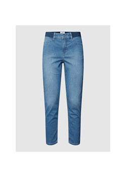 Jeansy o kroju slim fit z elastycznym pasem z logo model ‘ORNELLA’ ze sklepu Peek&Cloppenburg  w kategorii Jeansy damskie - zdjęcie 152225507
